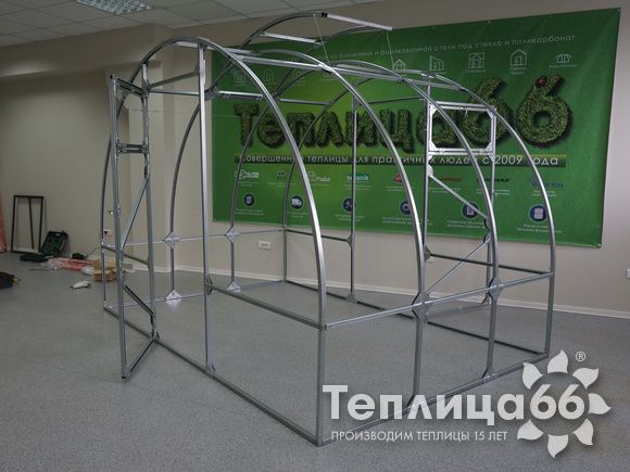 Теплица Рада 3М из поликарбоната, ширина 3 м